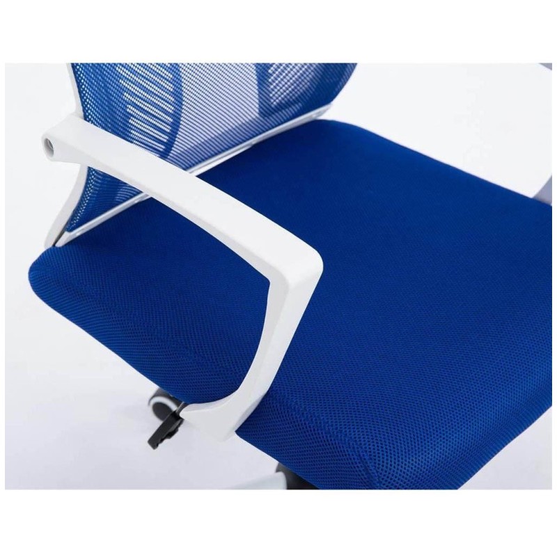 Silla de oficina CUBA WHITE con Soporte Dorsal y Asiento Acolchado, en Negro