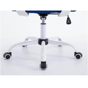 Silla de oficina CUBA WHITE con Soporte Dorsal y Asiento Acolchado, en Negro