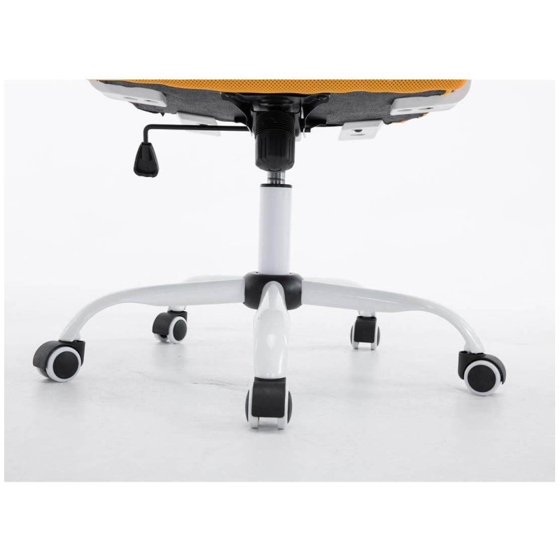 Silla de oficina CUBA WHITE con Soporte Dorsal y Asiento Acolchado, en Negro