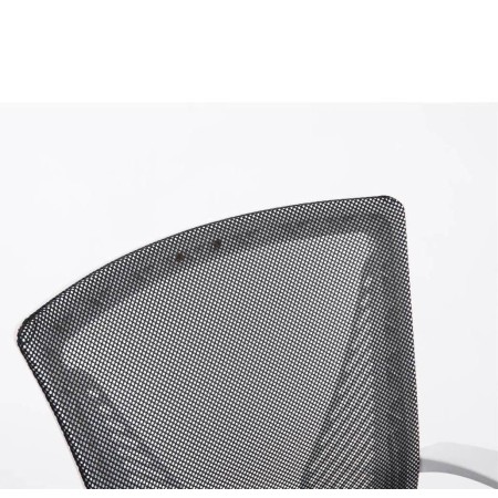 Silla de oficina CUBA WHITE con Soporte Dorsal y Asiento Acolchado, en Negro 2