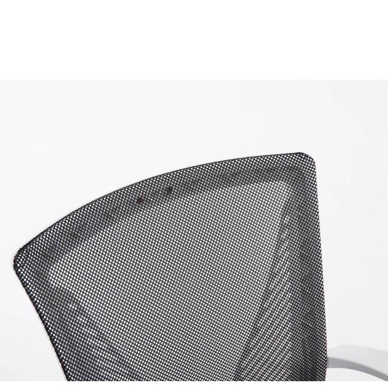 Silla de oficina CUBA WHITE con Soporte Dorsal y Asiento Acolchado, en Negro