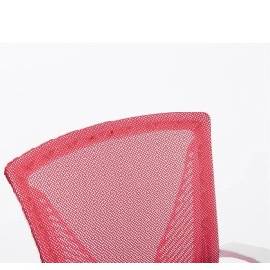 Silla de oficina CUBA WHITE con Soporte Dorsal y Asiento Acolchado, en Negro