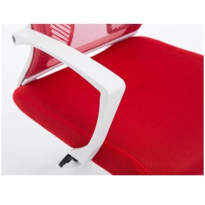 Silla de oficina CUBA WHITE con Soporte Dorsal y Asiento Acolchado, en Negro