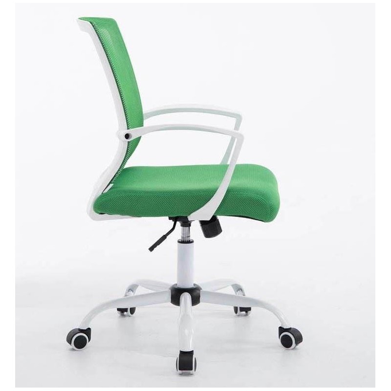 Silla de oficina CUBA WHITE con Soporte Dorsal y Asiento Acolchado, en Negro