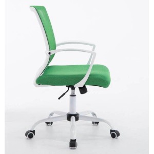 Silla de oficina CUBA WHITE con Soporte Dorsal y Asiento Acolchado, en Negro