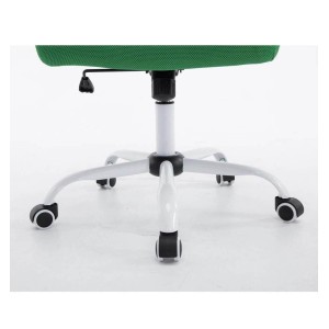 Silla de oficina CUBA WHITE con Soporte Dorsal y Asiento Acolchado, en Negro