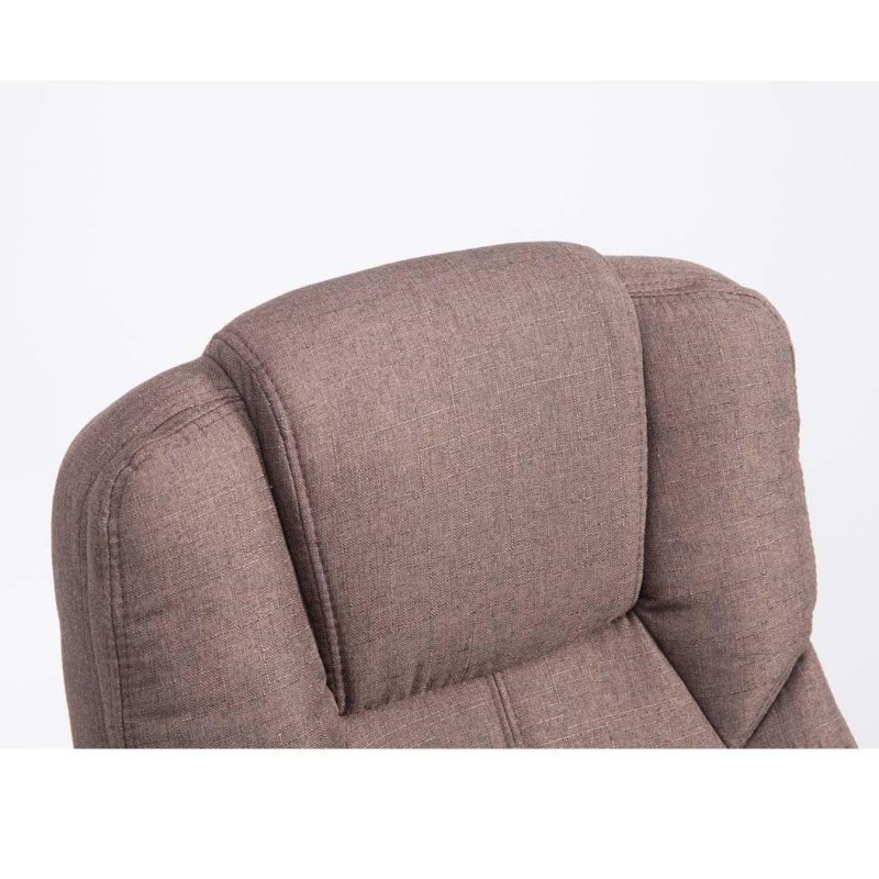 Sillón de oficina KANSAS TELA, Gran calidad, resistente hasta 150kg!!, en color Negro