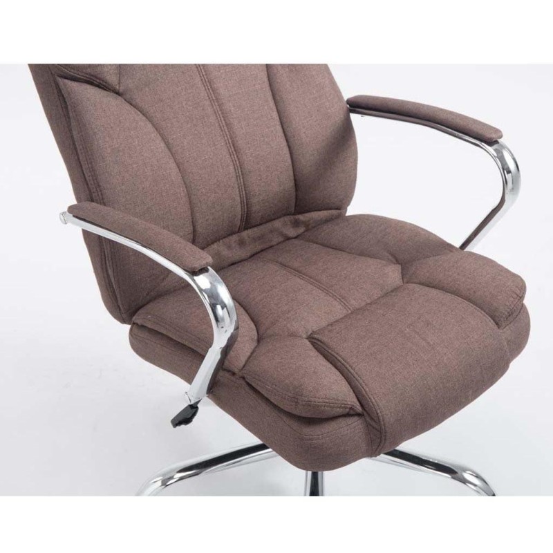 Sillón de oficina KANSAS TELA, Gran calidad, resistente hasta 150kg!!, en color Negro