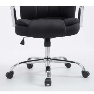 Sillón de oficina KANSAS TELA, Gran calidad, resistente hasta 150kg!!, en color Negro