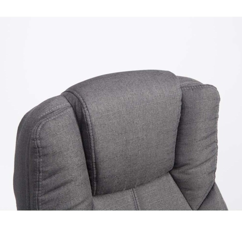 Sillón de oficina KANSAS TELA, Gran calidad, resistente hasta 150kg!!, en color Negro