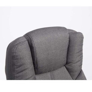 Sillón de oficina KANSAS TELA, Gran calidad, resistente hasta 150kg!!, en color Negro