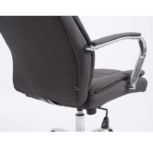 Sillón de oficina KANSAS TELA, Gran calidad, resistente hasta 150kg!!, en color Negro