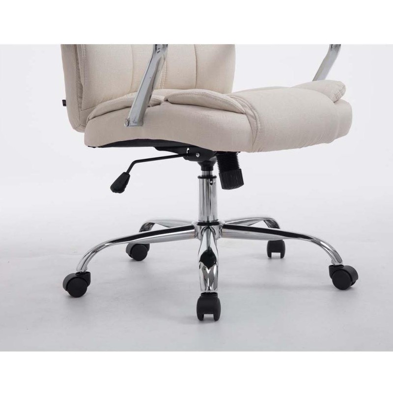 Sillón de oficina KANSAS TELA, Gran calidad, resistente hasta 150kg!!, en color Negro