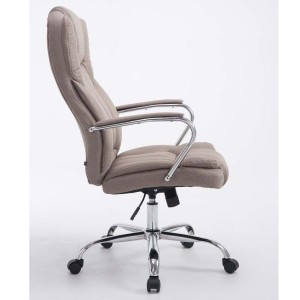 Sillón de oficina KANSAS TELA, Gran calidad, resistente hasta 150kg!!, en color Negro