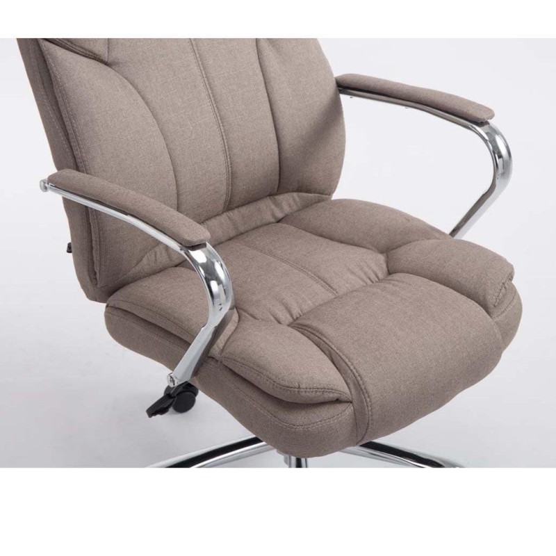 Sillón de oficina KANSAS TELA, Gran calidad, resistente hasta 150kg!!, en color Negro