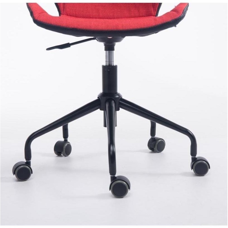 Silla de oficina LAREDO en color Rojo Claro