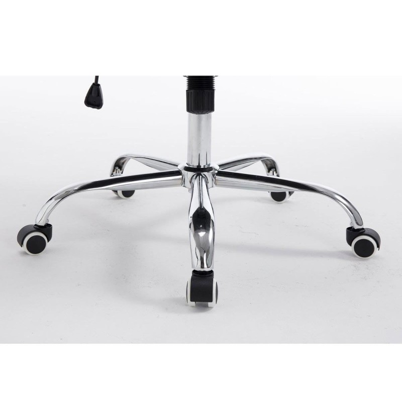 Sillón de oficina LISBOA TELA, estructura metálica, en color Gris Claro