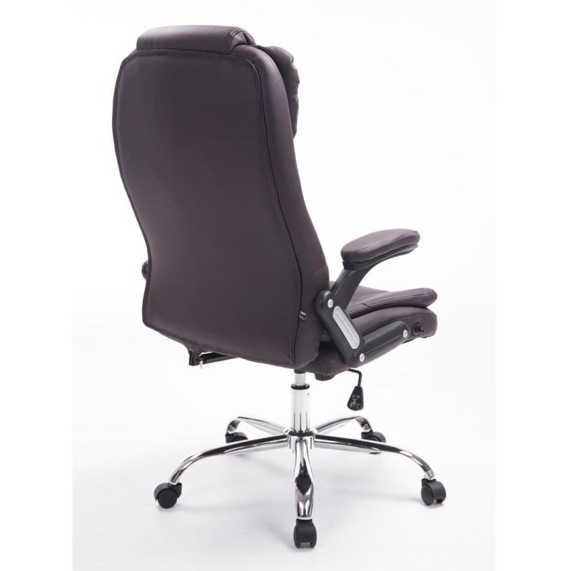 Sillón de Oficina SAN ANTONIO, Resistente hasta 150 kg, Gran acolchado, color Negro