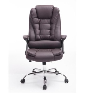 Sillón de Oficina SAN ANTONIO, Resistente hasta 150 kg, Gran acolchado, color Negro