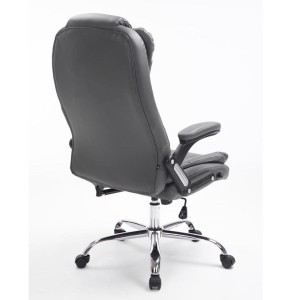 Sillón de Oficina SAN ANTONIO, Resistente hasta 150 kg, Gran acolchado, color Negro