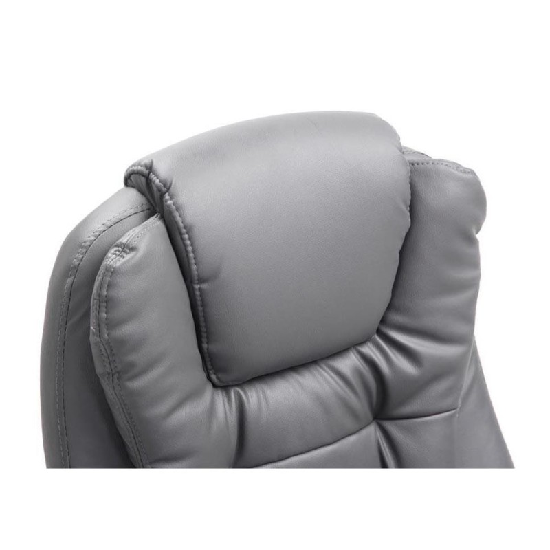 Sillón de Oficina SAN ANTONIO, Resistente hasta 150 kg, Gran acolchado, color Negro