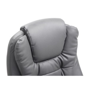 Sillón de Oficina SAN ANTONIO, Resistente hasta 150 kg, Gran acolchado, color Negro