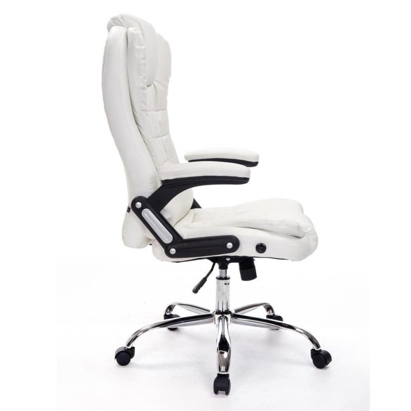 Sillón de Oficina SAN ANTONIO, Resistente hasta 150 kg, Gran acolchado, color Negro