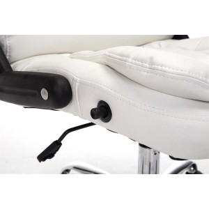 Sillón de Oficina SAN ANTONIO, Resistente hasta 150 kg, Gran acolchado, color Negro