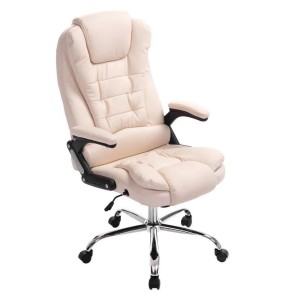 Sillón de Oficina SAN ANTONIO, Resistente hasta 150 kg, Gran acolchado, color Negro