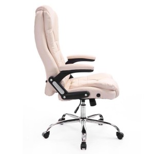 Sillón de Oficina SAN ANTONIO, Resistente hasta 150 kg, Gran acolchado, color Negro