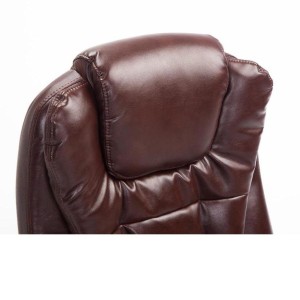 Sillón de Oficina SAN ANTONIO, Resistente hasta 150 kg, Gran acolchado, color Negro