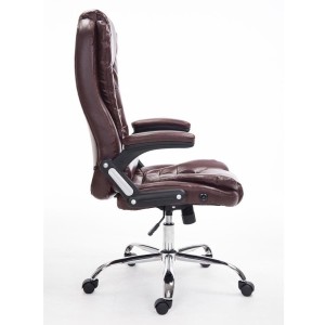 Sillón de Oficina SAN ANTONIO, Resistente hasta 150 kg, Gran acolchado, color Negro