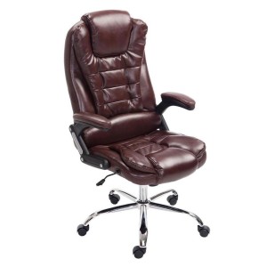 Sillón de Oficina SAN ANTONIO, Resistente hasta 150 kg, Gran acolchado, color Negro