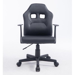 Silla deportiva para niños GOKU, en piel color negro