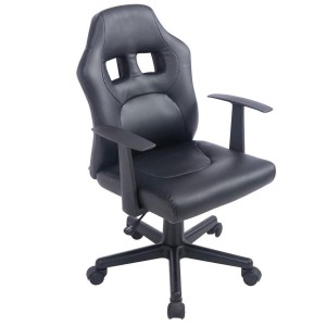 Silla deportiva para niños GOKU, en piel color negro