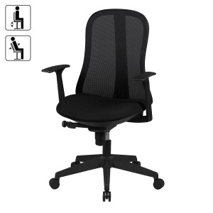 Silla Ergonómica MIRTA en color negro