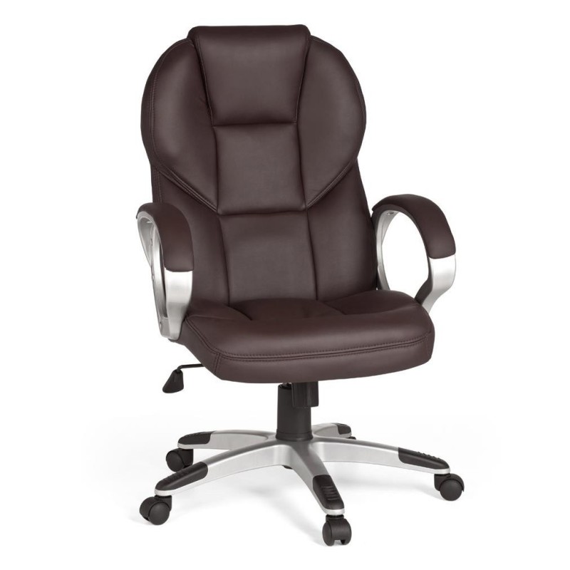 Sillón de oficina FABIAN, mecanismo basculante, color negro