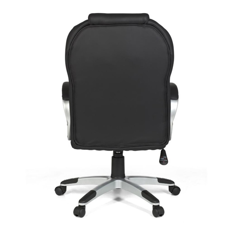 Sillón de oficina FABIAN, mecanismo basculante, color negro