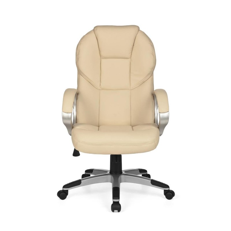 Sillón de oficina FABIAN, mecanismo basculante, color negro