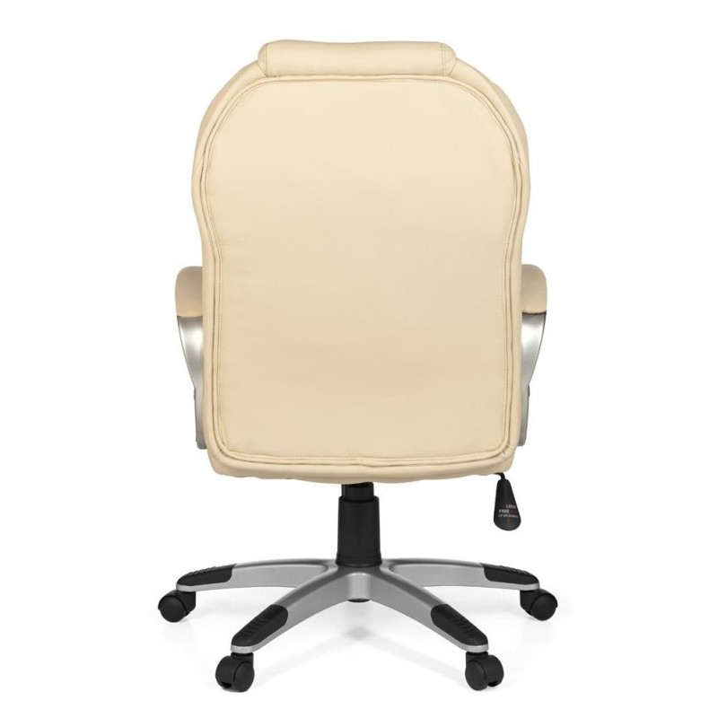 Sillón de oficina FABIAN, mecanismo basculante, color negro