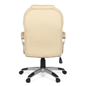 Sillón de oficina FABIAN, mecanismo basculante, color negro