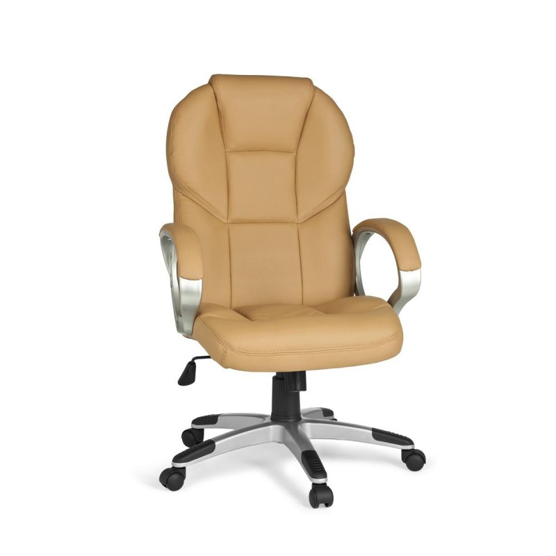 Sillón de oficina FABIAN, mecanismo basculante, color negro