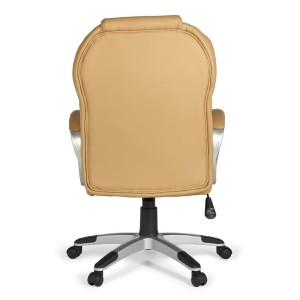 Sillón de oficina FABIAN, mecanismo basculante, color negro