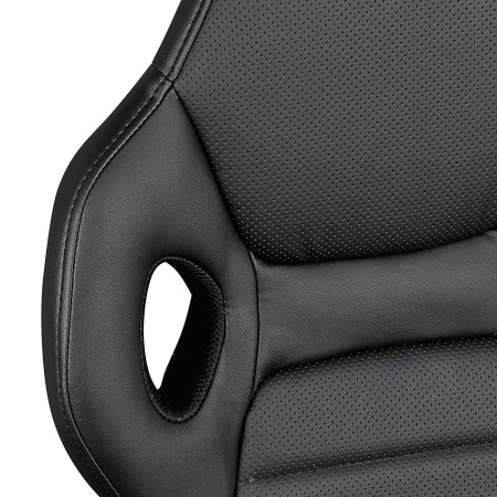 Silla Gaming TUCANA, diseño deportivo, color negro 2