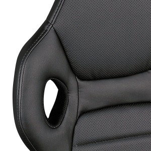 Silla Gaming TUCANA, diseño deportivo, color negro