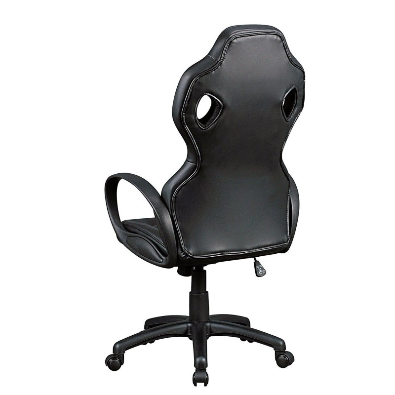 Silla Gaming TUCANA, diseño deportivo, color negro