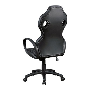 Silla Gaming TUCANA, diseño deportivo, color negro