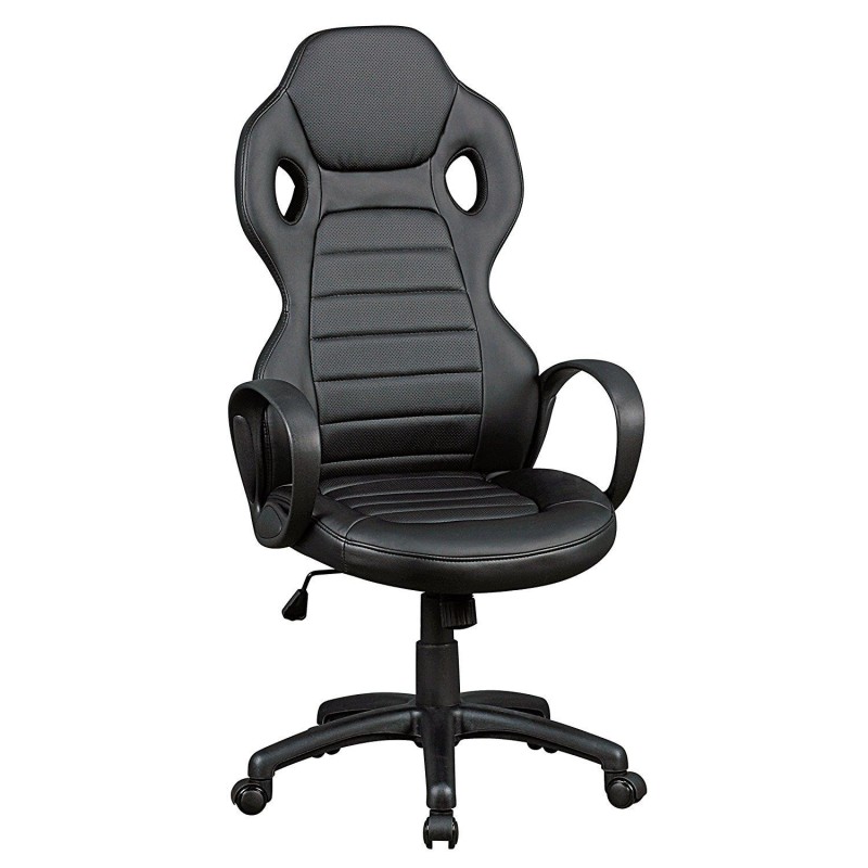 Silla Gaming TUCANA, diseño deportivo, color negro
