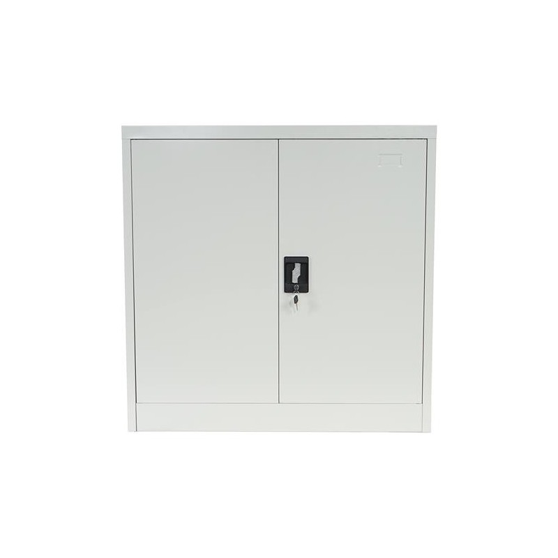 Armario archivador metálico BIRGIT, 90x90x40 cm, gris
