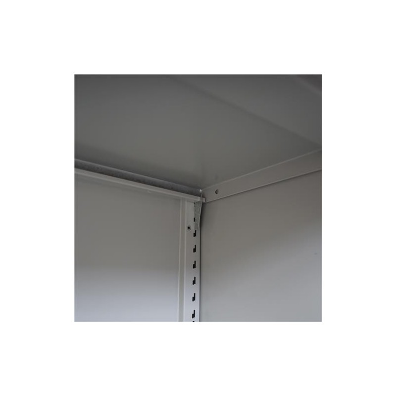 Armario archivador metálico BIRGIT, 90x90x40 cm, gris